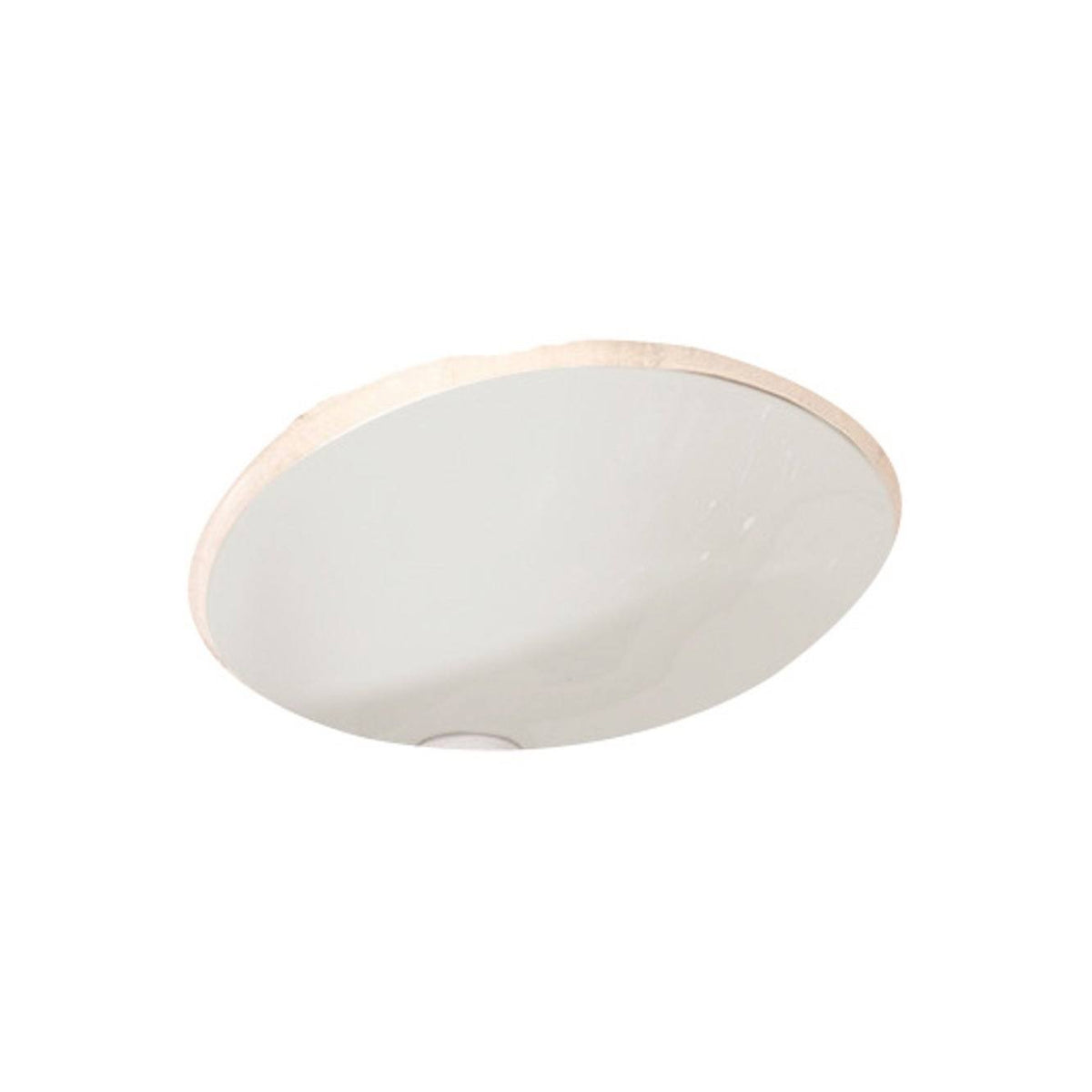 Oval Undermount Sink in Biscuit W389165
