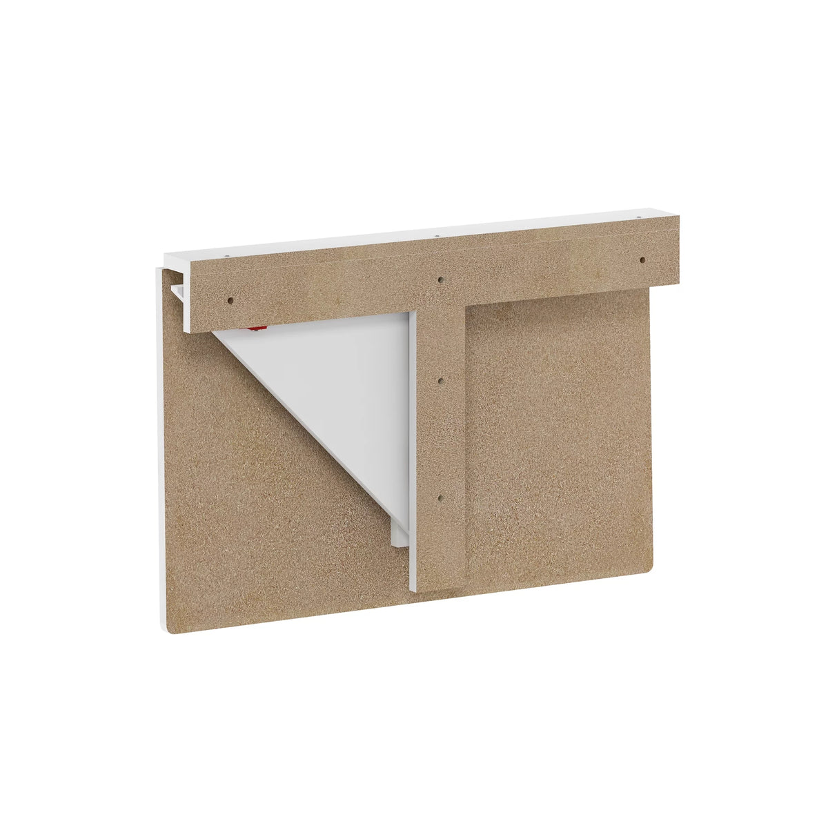 White Wall Mounting Folding Table M557