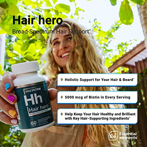 Hair Supplement with 5000 mcg Biotin E754