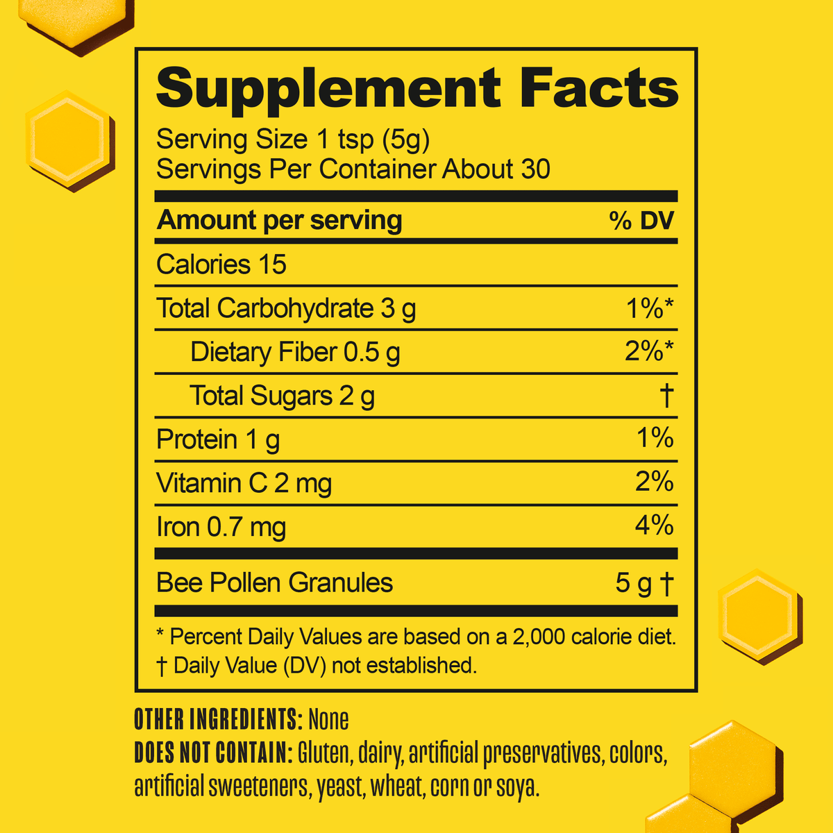 Bee Pollen Granules 5.2 oz K150199