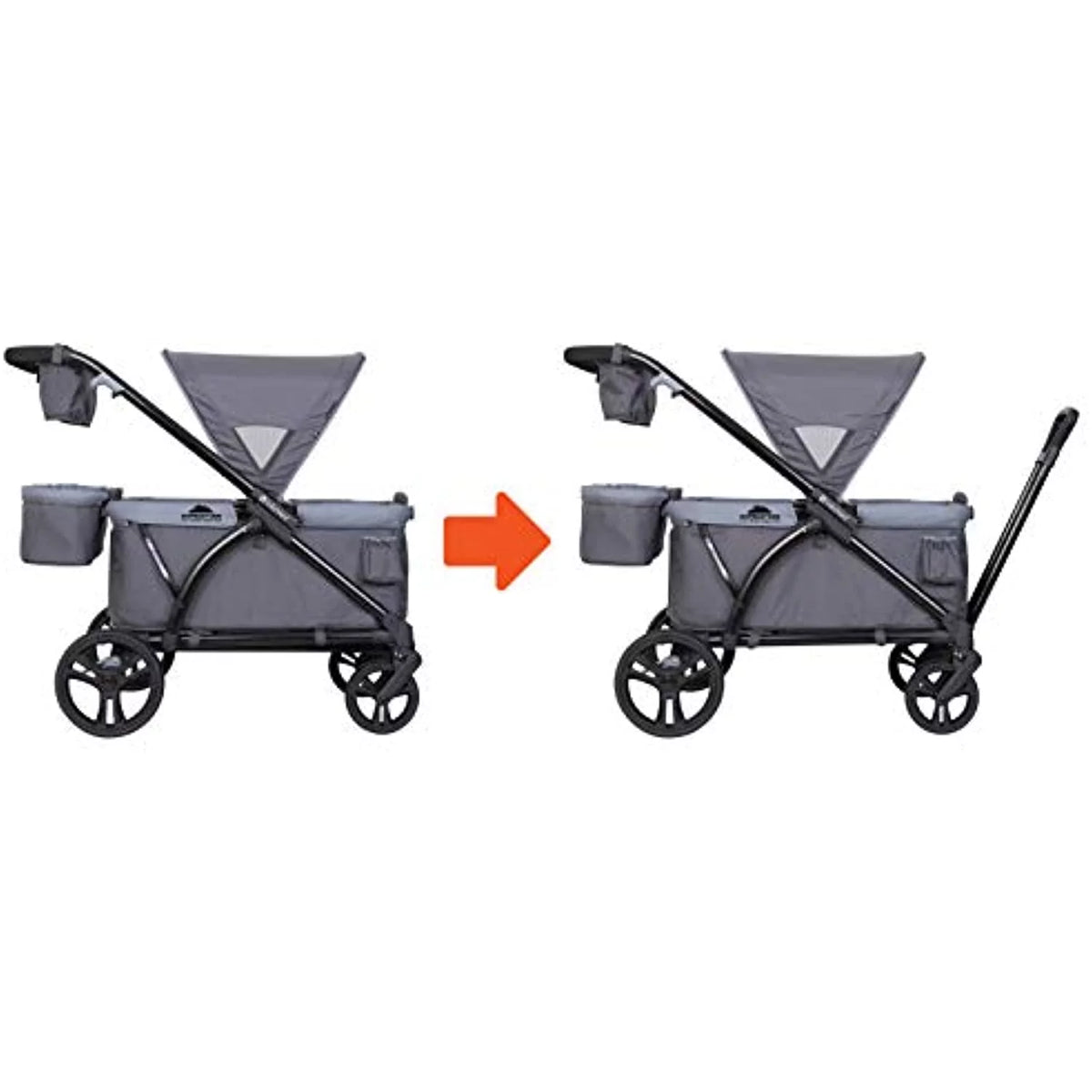 Gray Wagon Stroller D2170