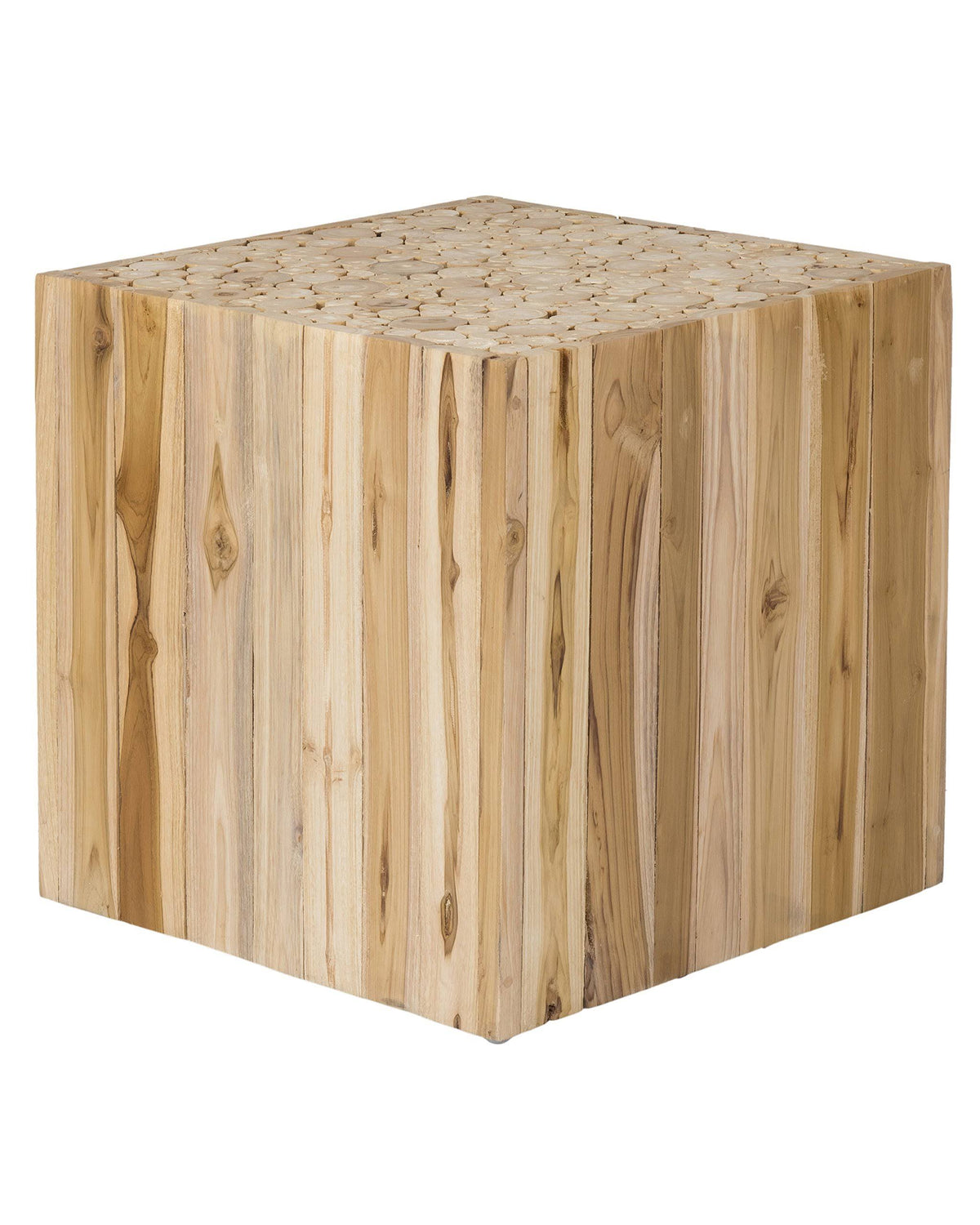 Brown Square Accent Table Z85366