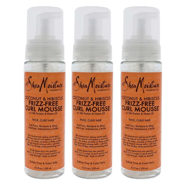 Frizz-Free Curl Mousse, 7.5 oz, Pack of 3 F682