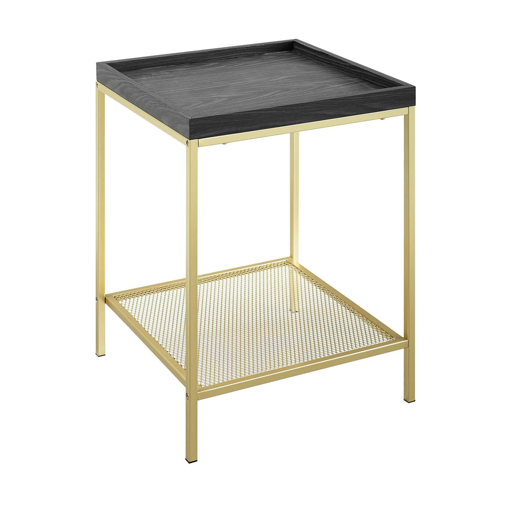 Graphite Square Side Table E64209