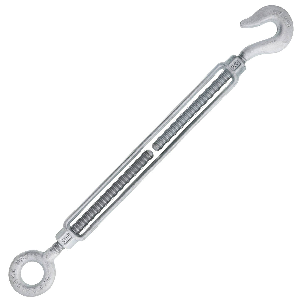 5/8 x 9 Hot Dip Galvanized Hook x Eye Turnbuckle T577