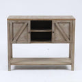 Wooden Farmhouse Buffet Storage Cabinet D200