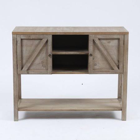 Wooden Farmhouse Buffet Storage Cabinet D200