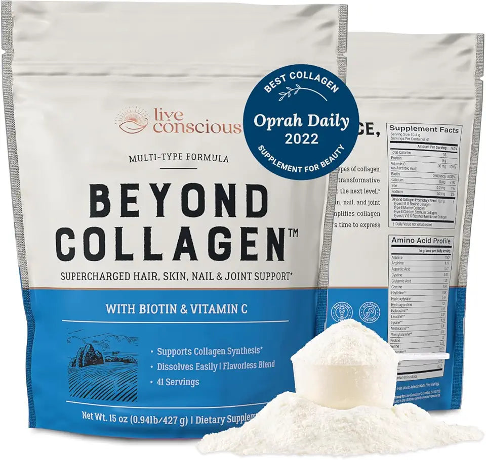 Multi Collagen Powder with Biotin & Vitamin C 41 Servings Y8085