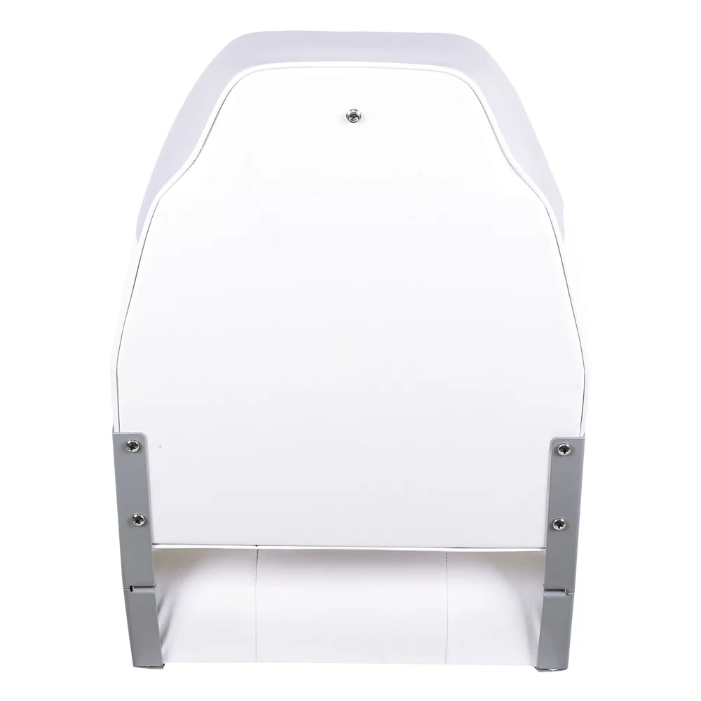 White/Burgundy/Navy High Back Folding Boat Seat B302