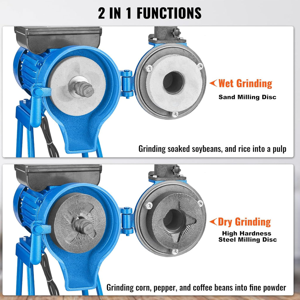 1500W 110V Electric Grain Mill Grinder X46119