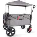 Foldable Wagon with Adjustable Handle Bar and Canopy K721