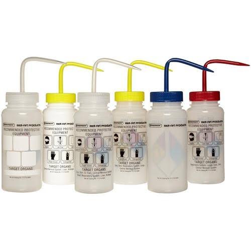 500ml Safety-Labeled Wide Mouth Wash Bottles Z5302
