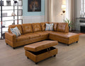 Leather L Shape Sectional Sofa Set C8196