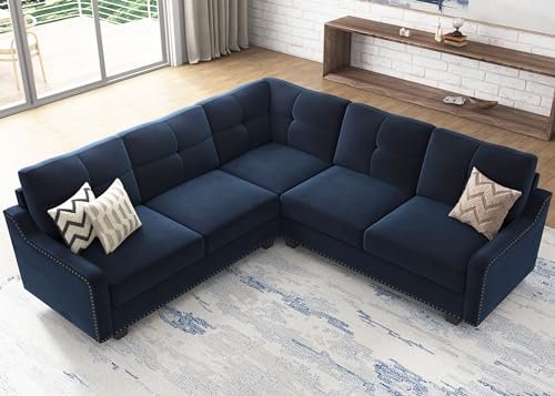 Dark Grey Convertible Sectional Sofa D715029