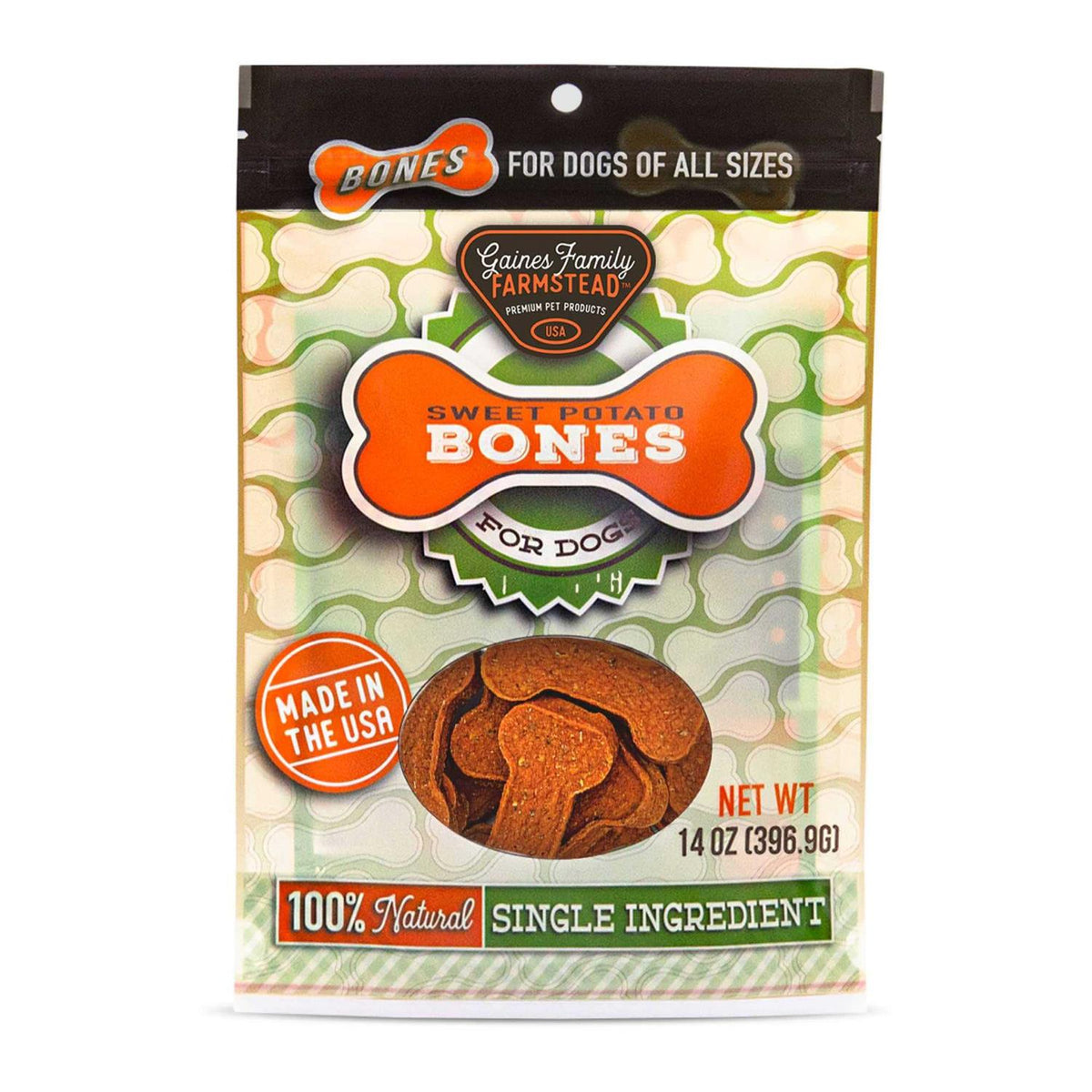 Sweet Potato Dog Bones E6483