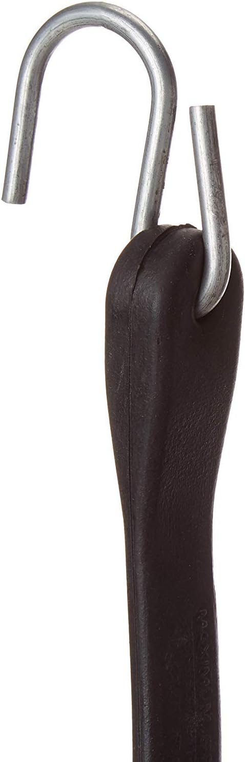 Pack of 25 41 inch Rubber Bungee Cords with Metal S Hooks C148907