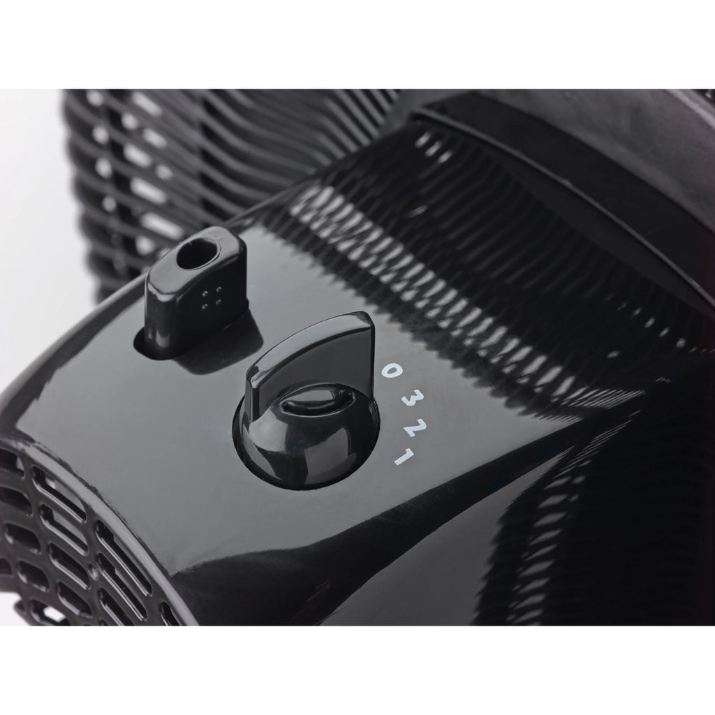 16 Oscillating Adjustable Pedestal Fan with 3-Speeds, Black D75306