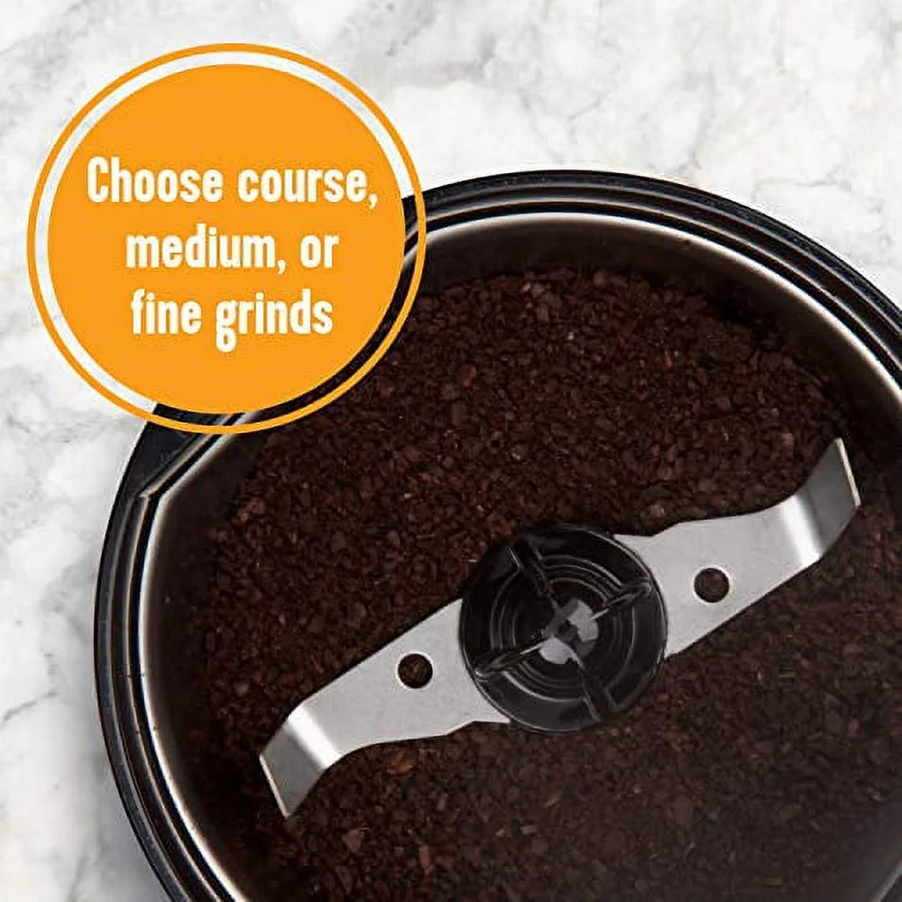 Black Electric Coffee Bean Spice Grinder V7813