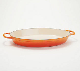 Flame Cast-Iron 3-qt Oval Baker A647