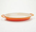 Flame Cast-Iron 3-qt Oval Baker A647
