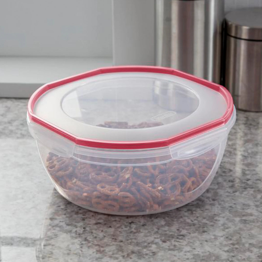 8.10 Quart Plastic Food Storage Bowl Container, 2 Pack K1069