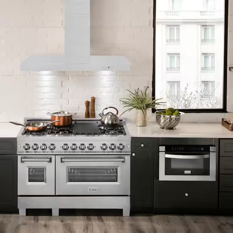400 CFM Convertible Wall Mount Range Hood in Stainless Steel O722