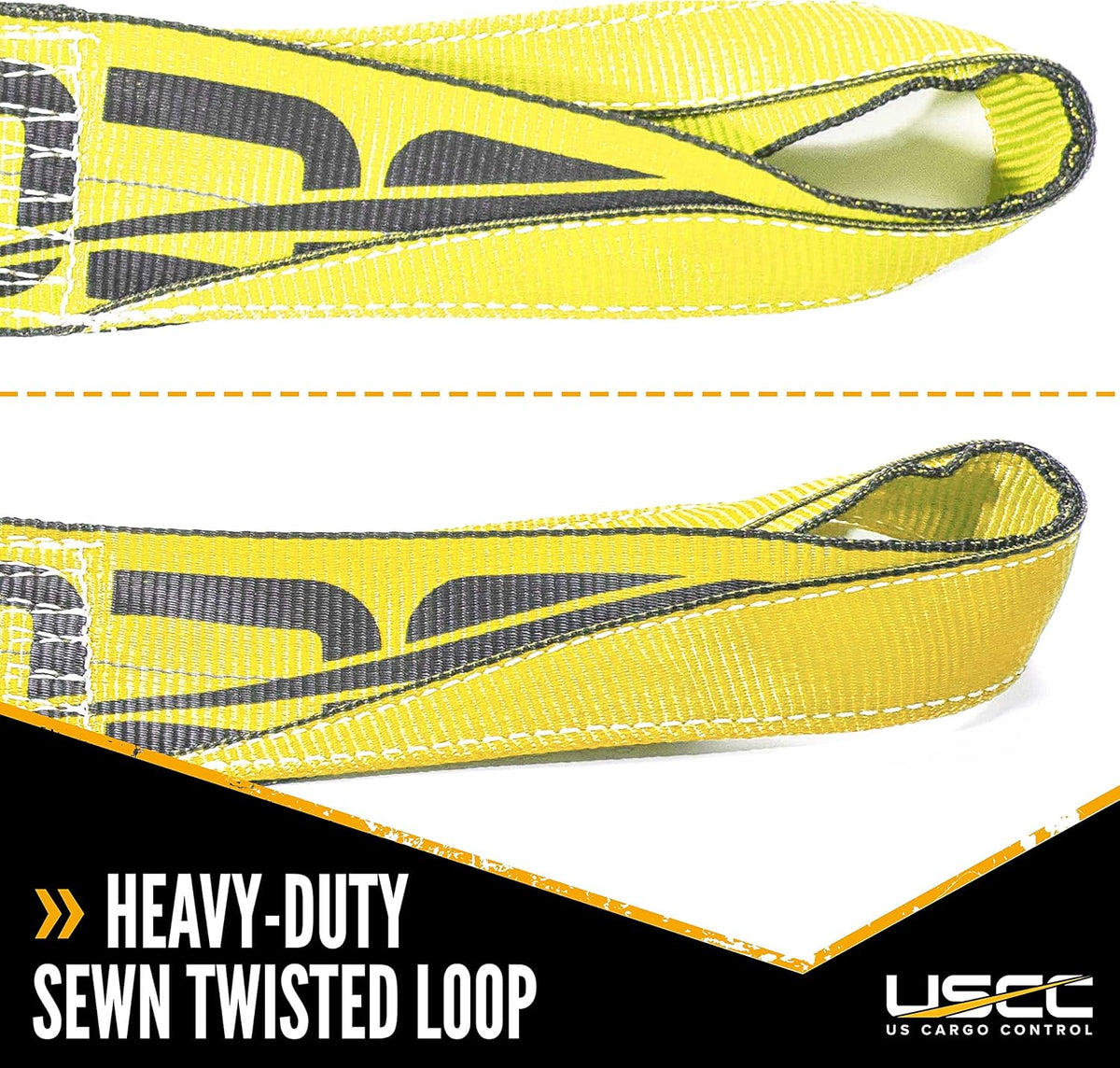 4 Inch x 30 Foot Winch Straps with Twisted Sewn Loop 10 Pack M799