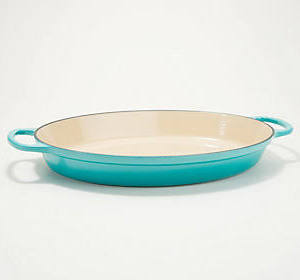Flame Cast-Iron 3-qt Oval Baker A647