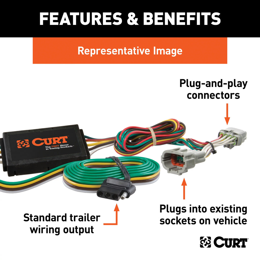 Custom 4-Pin Trailer Wiring Harness R298905