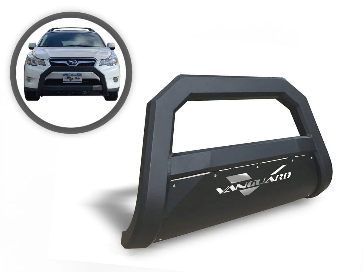 Black Powdercoat Bull Bar with 4.5in Cube LED Kit P3870