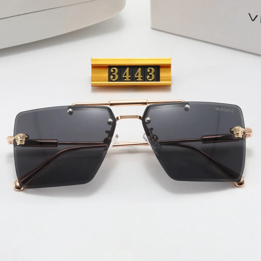 Frameless Double Bridge Polarized Sunglasses O946684