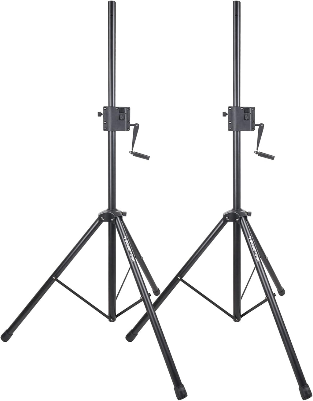2-Pack Crank-Up Tripod Speaker Stands with Carry Bags V871