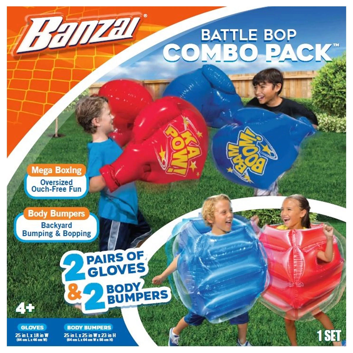 Inflatable Battle Blast Adventure Park with Motor and Battle Bop Combo D841780
