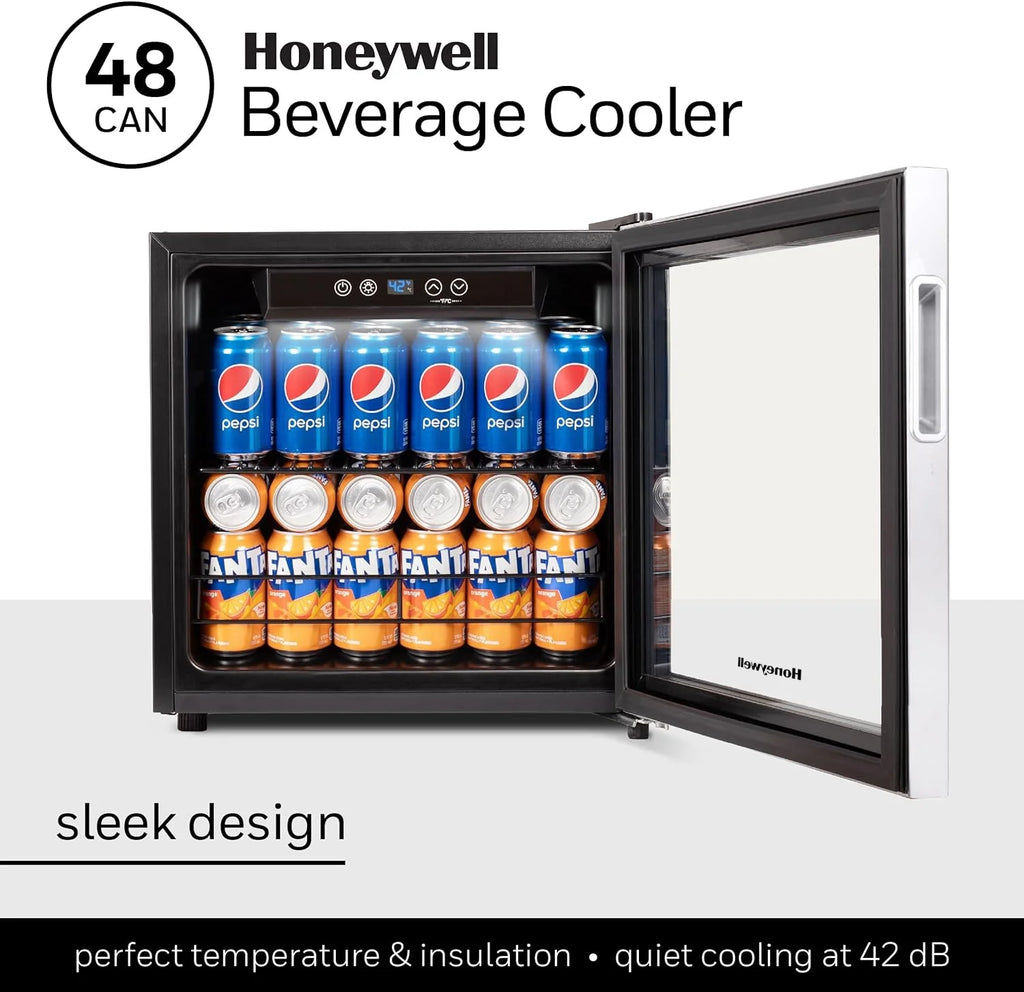 48 Can Mini Fridge with Glass Door K42643