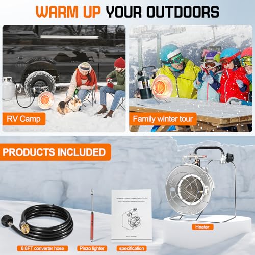 Portable Propane Heater/Cooker S590367