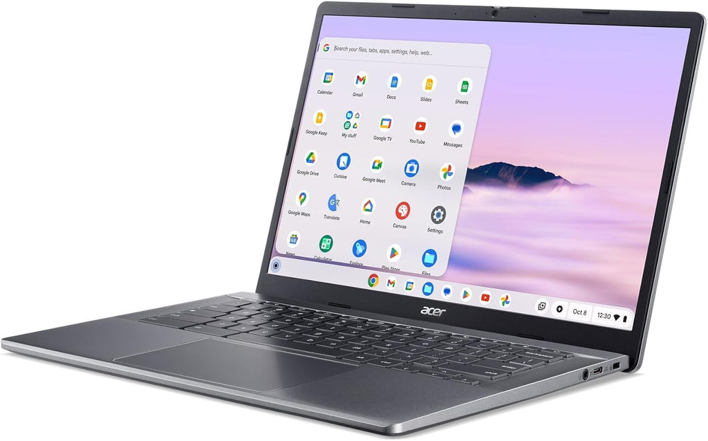 Steel Gray 14" Touchscreen Chromebook Laptop W118