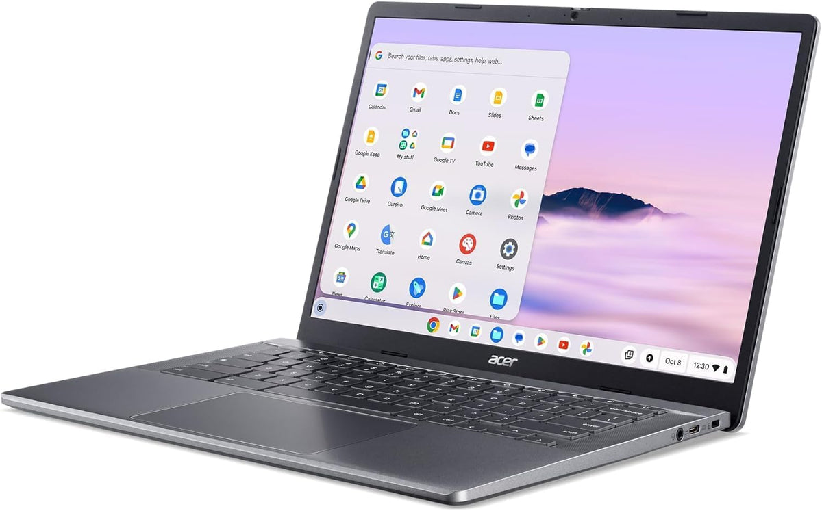 Steel Gray 14" Touchscreen Chromebook Laptop W118
