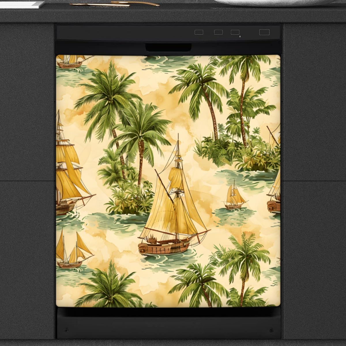 Magnetic Dishwasher Cover 23 x 26 Inches V525