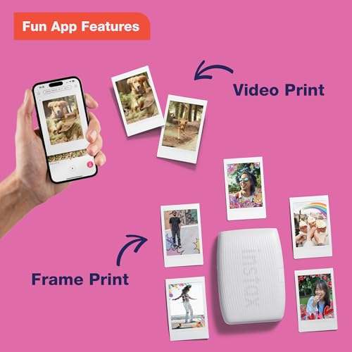 Clay White Smartphone Printer D69367
