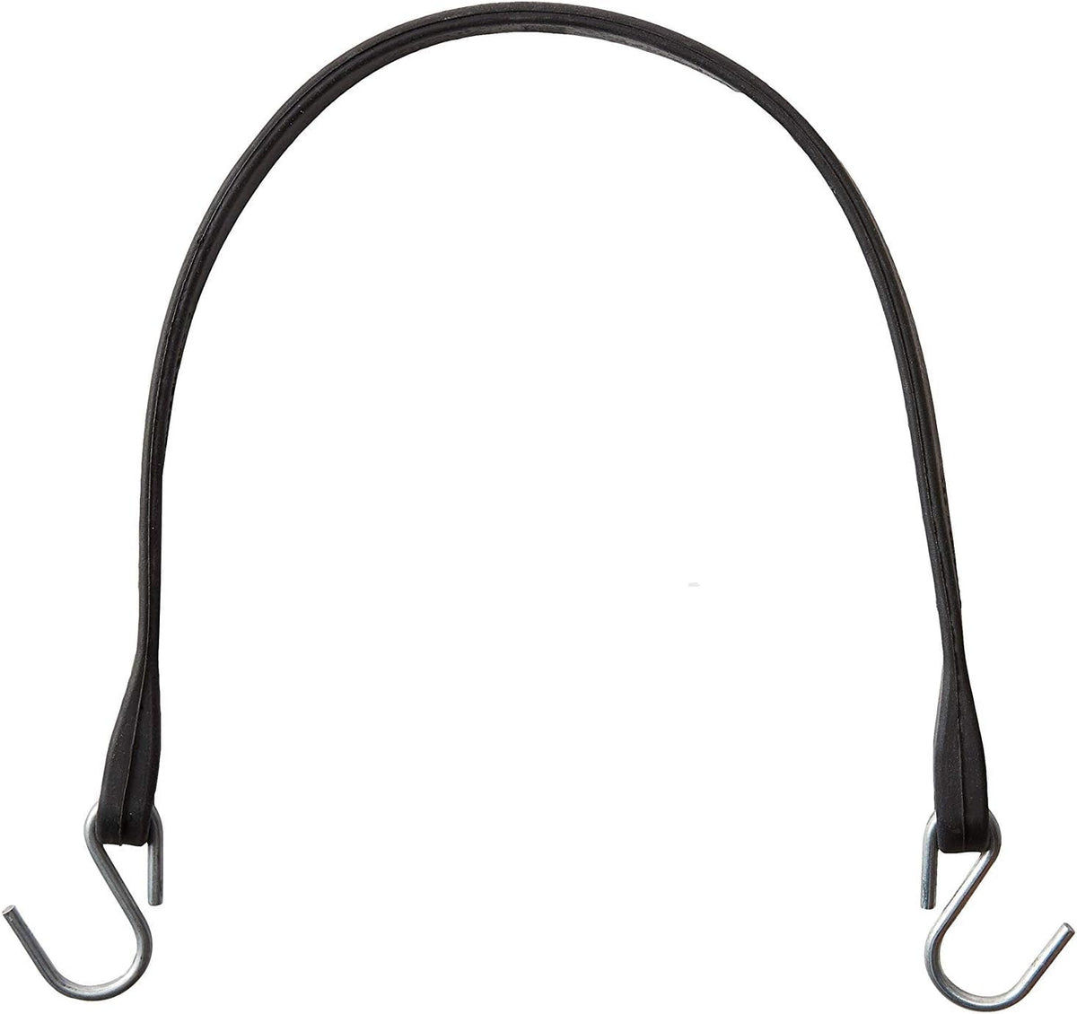 Pack of 25 41 inch Rubber Bungee Cords with Metal S Hooks C148907