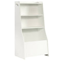 Soft White 3-Shelf Kids Bookcase V687291