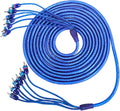 6-Channel Twisted Pair RCA Interconnect Cable U530262