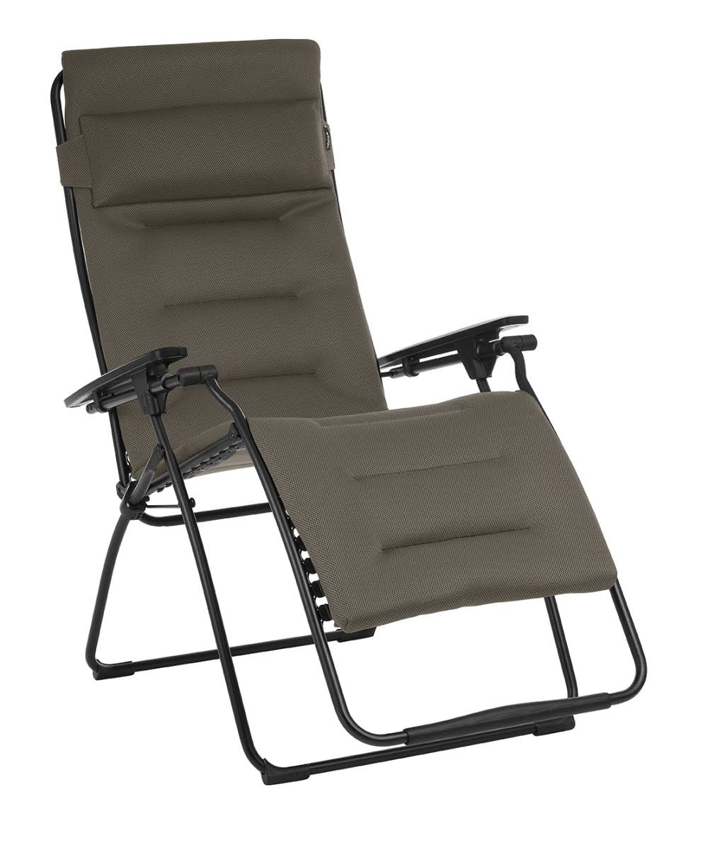Taupe Fabric Zero Gravity Recliner E6836