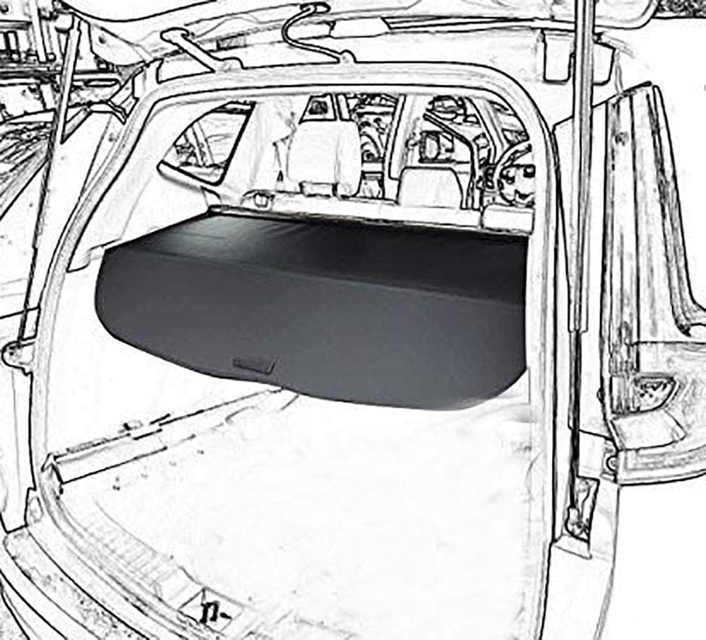 Cargo Cover Trunk Shade Black Pack of 2 N35117