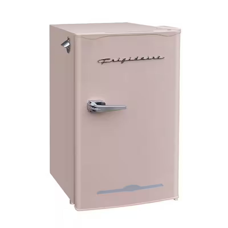 Coral Pink Retro Mini Fridge U303092