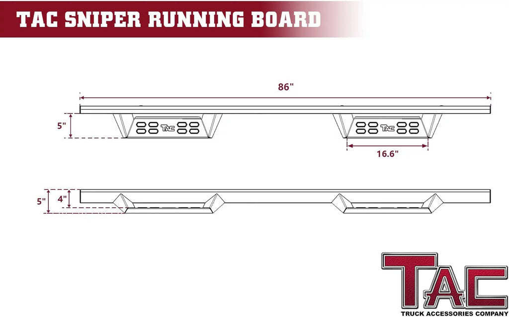 Running Boards Side Steps Nerf Bars 2pcs W185498