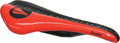 Black Microfiber Top Gloss Red Duster Saddle U298