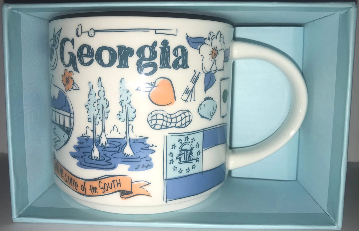 Georgia Ceramic Coffee Mug, 14 Oz F154