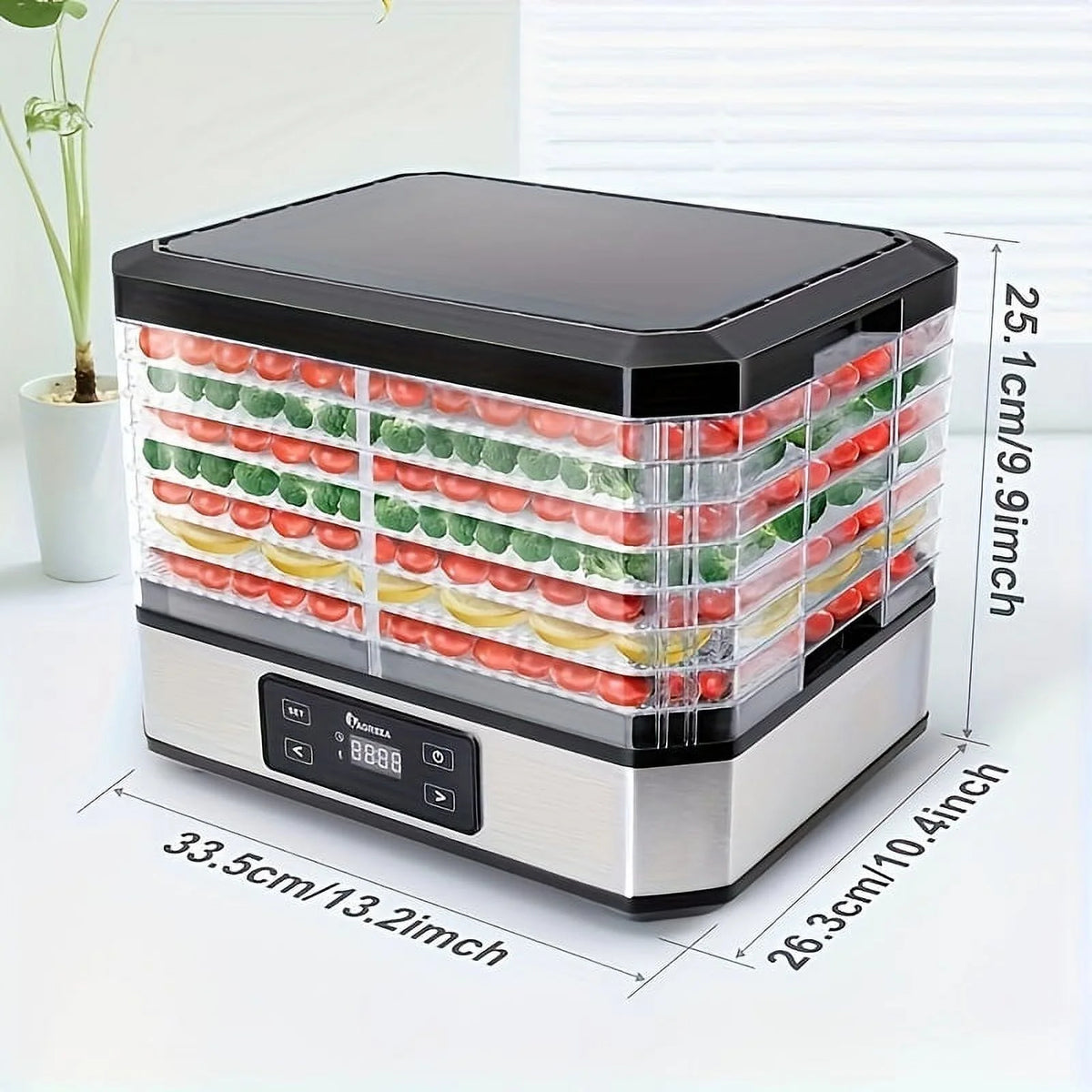 Stainless Steel Food Dehydrator (400W) U39319