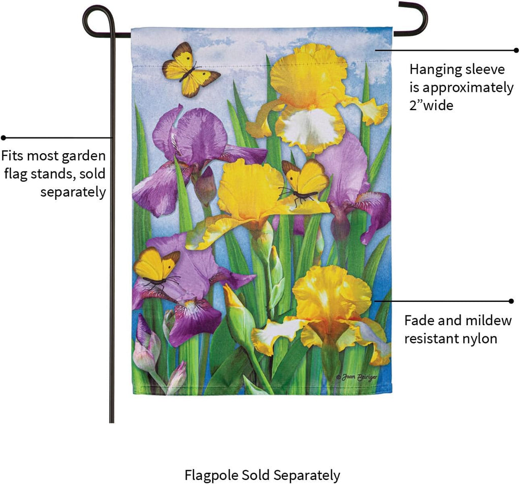 Suede Garden Flag 12x18 double sided Q674215